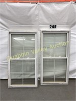 VINYL REPLACEMENT DOUBLE HUNG WINDOWS WITH SCREENS