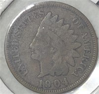 1904 Indian Cent VG