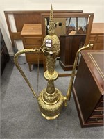 Moorish design, metal floor lamp