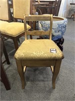 Small gold painted chair
