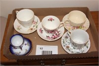 set of 5 tea cups