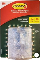 Command Indoor Outdoor Light Clips with 46 Clips 5