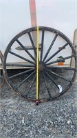 Wheel Wooden with Cast Iron