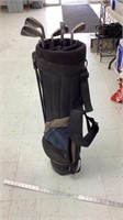 Golf bag with some clubs