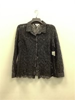 $60  Charter Club lace button up size Large