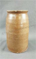 Antique 1800's Wax Lid Crock Canning Jar