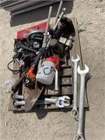 Asst Tools- Wrenches, Nail Guns, Saws, Sprayers...