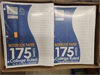 Notebook Filler paper. 3 boxes of college ruled
