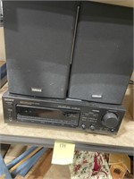 SONY Stereo with Yamaha Speakers - TESTED (works)