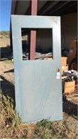 36" New Metal Door PLus 3 Sets Used Wooden Doors