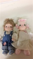 Precious Moments dolls- boy and girl