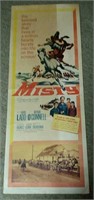 Misty Movie Poster, 14" X 36", copyright 1961