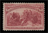 US Stamps #242 Mint RG Fine CV $240