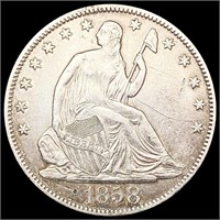 1858-O Seated Liberty Half Dollar CLOSELY