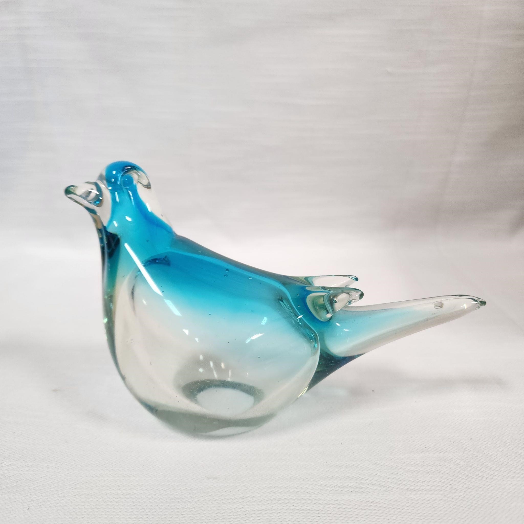 Glass Bluebird 4"T x 6"L