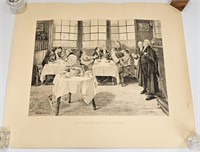ETCHING BOUCHER "THE PLAINTIFF AND THE DEFENDANT"