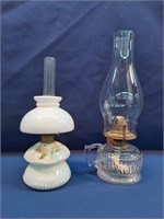 Finger Oil Lamp & Gone with the Wind Oil Lamp