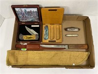 LOT OF ASSORTED COLLECTOR KNIVES & MORE