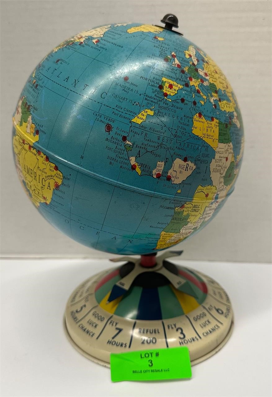 Replogle Vintage metal World Globe