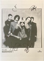 Autograph Radiohead Media Press Photo