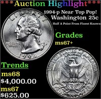 ***Auction Highlight*** 1994-p Washington Quarter