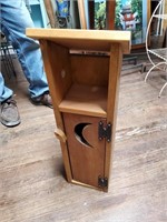 Wooden Tiolet Paper Holder Outhouse