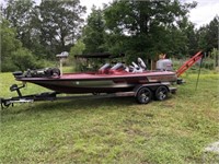 Skeeter X2 200C Bass Boat & 200 Mariner Outboard