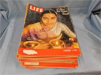 22 Life Magazines from 1955