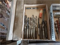 Assortment of large drill bits