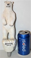 Alaskan White Beer Polar Bear Tap Handle