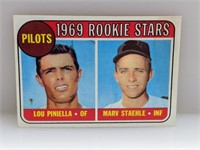 1969 Topps Rookie Stars Lou Piniella Marv Staehle