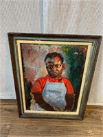 Alice Neel Oil Painting Portrait of Black Boy