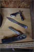 Throwing Knife, Folding Saw, & Multi-tool