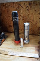 Three Vintage Flashlights