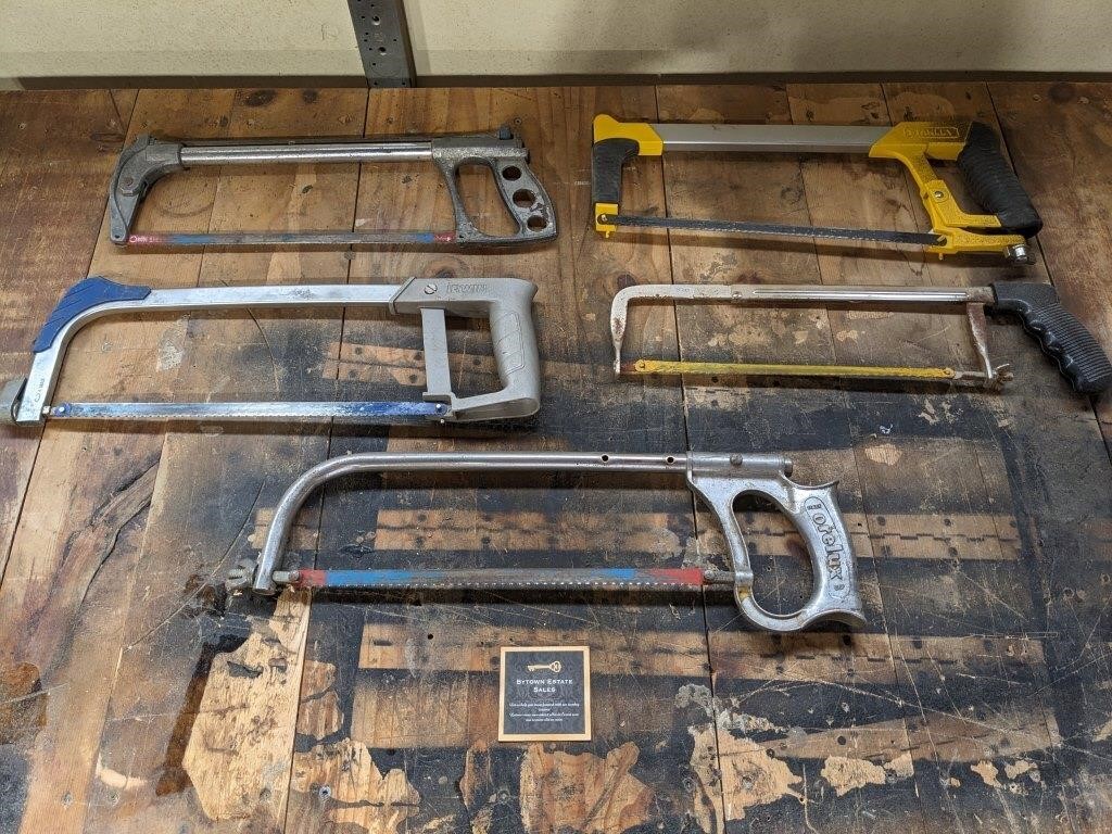 Lot of Assorted Hack Saws