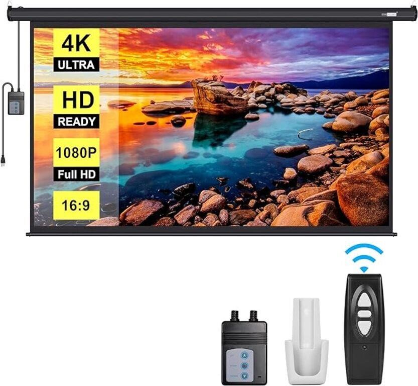 100 Inch Electric Motorized Projector Screen