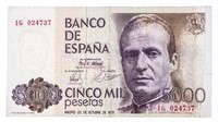 Banco DE Espana 1979 - 5000 Pesetas