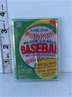 1984 Opeechee baseball card pack
