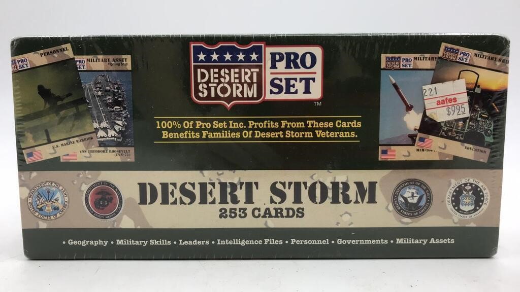 Desert Storm 253 Cards Geography Military Skills