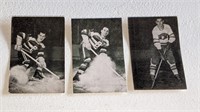 3 1952 St Lawrence Sales Hockey Cards #17B 55 67