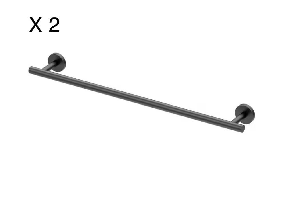 (2) Level 18 in. Towel Bar in Matte