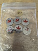 CANADA FLAG COINS