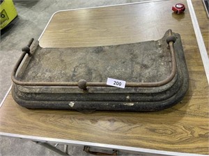 Antique Fireplace Base Plate