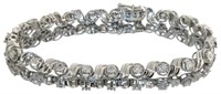 Quality 1/2 ct Diamond Wavelink Bracelet