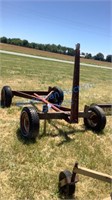 WAGON RUNNING GEAR WITH EXTRA PAIR WHEELS AND