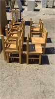 10- Lakeshore Wooden Chairs