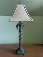 Palm tree motif table lamp