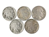 1913 1914 Buffalo Nickels