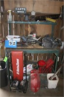 Lot, Work Bench, Shelf & Contents