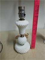 Vintage Leviton milk glass lamp base no shade